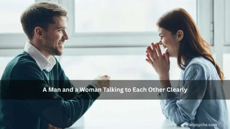 A Man and a Woman Talking to Each Other Clearly